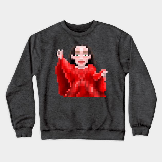 16-Bits Madame Blanc Crewneck Sweatshirt by badpun